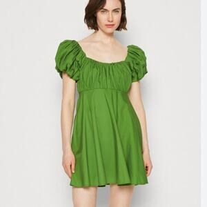 Abercrombie puff sleeve day dress NWT